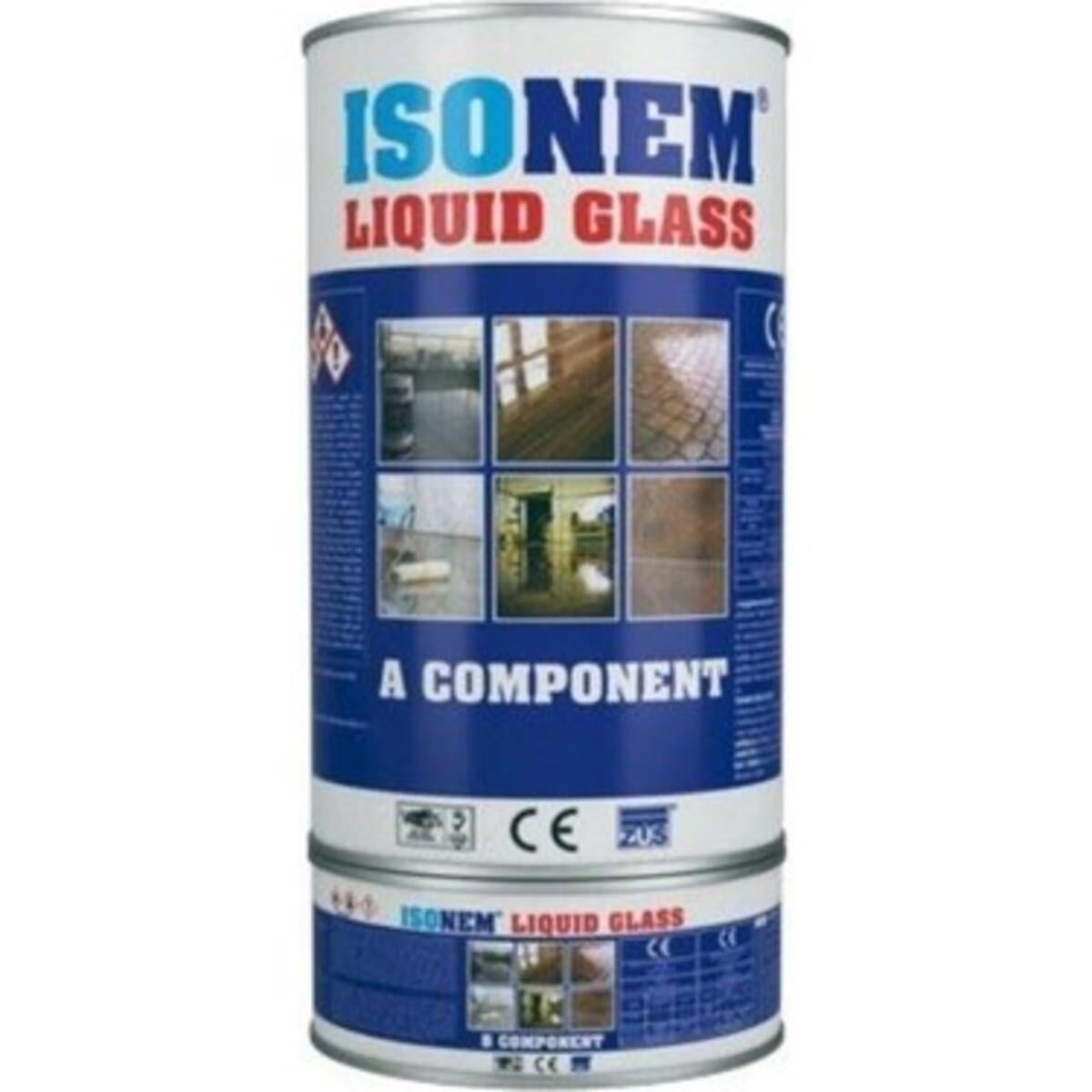 İsonem Liquid Glass A+B Komp.Şeffaf 4 Kg