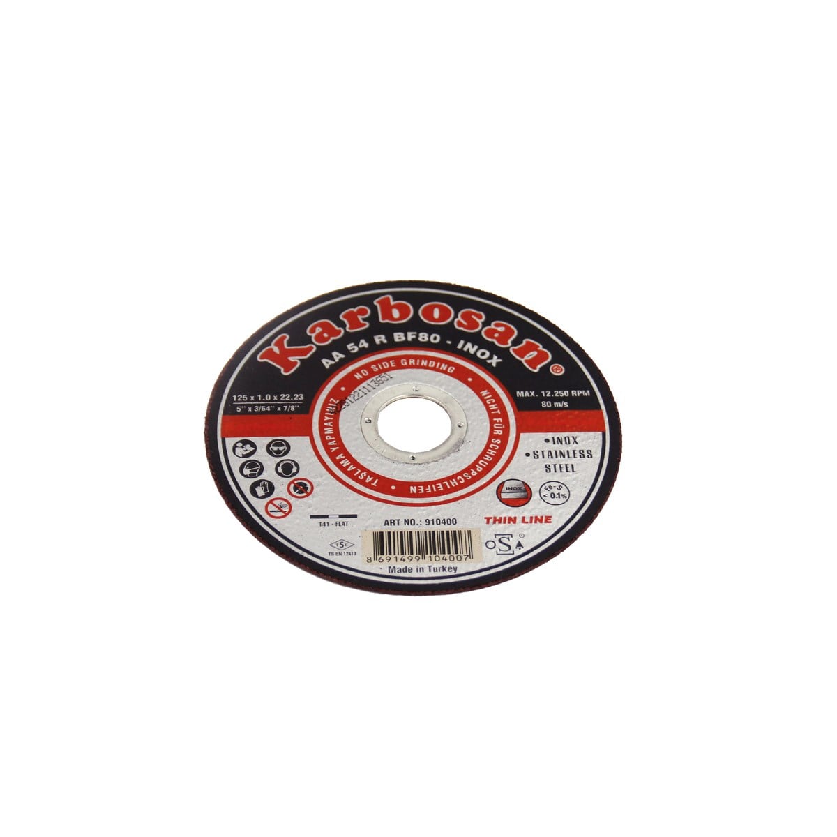 Karbosan 125.1.22 İnox Thınline Metal Kesici 125/1