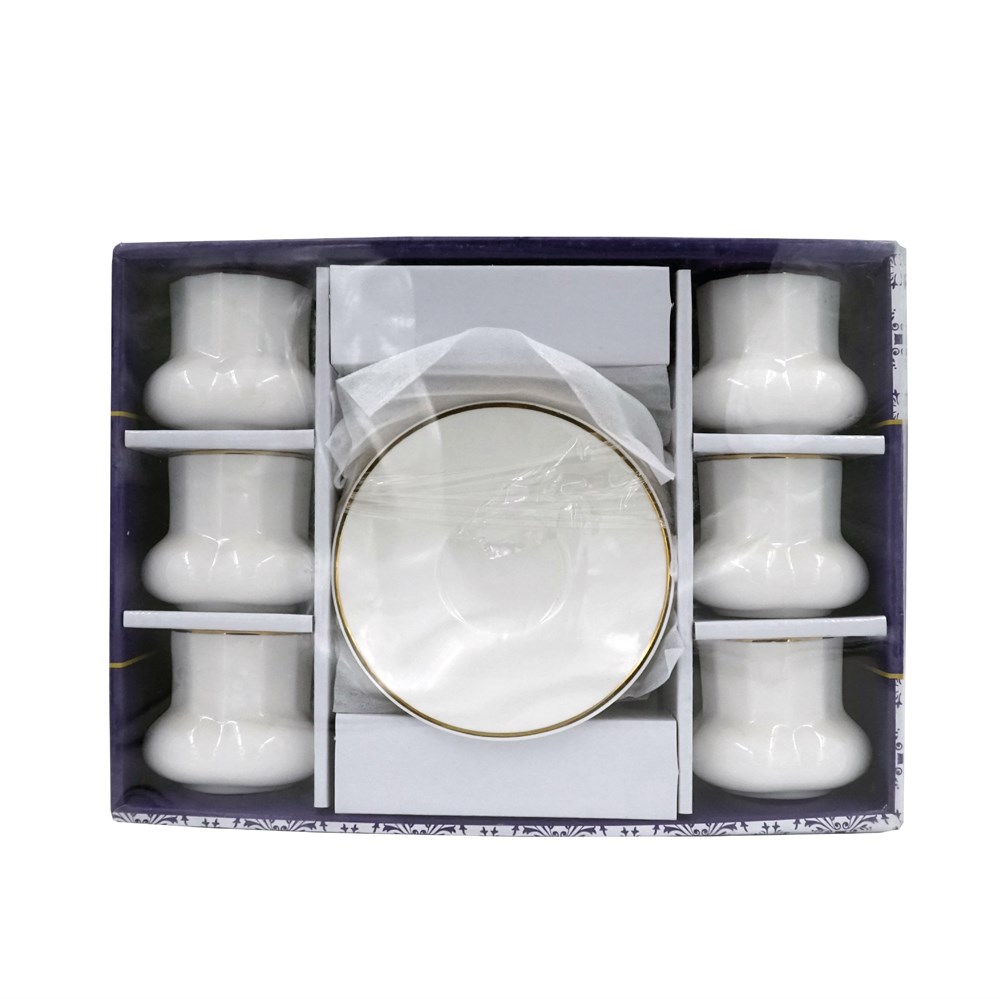 Kosova New Bone 6 Lı Kahve Fincan Takımı Yaldızlı