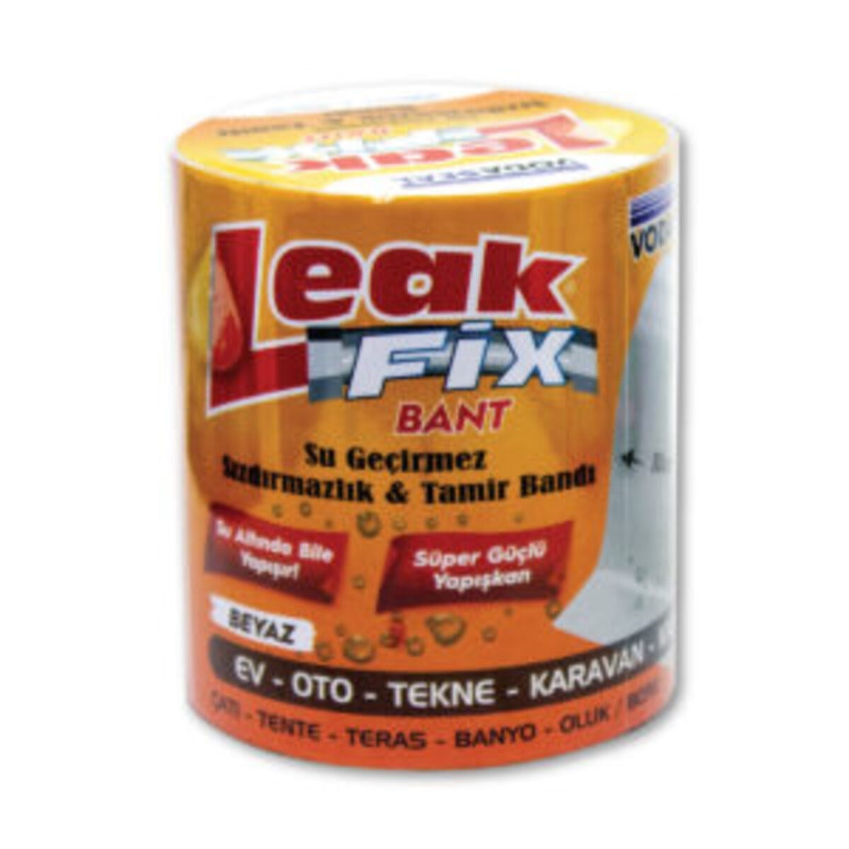 Leak Fix Yama Bant 100Mm X 1,5 Mt Beyaz
