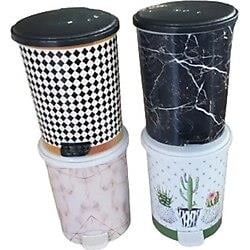 Merdem Çöp Kovası Desenli Pedallı No:4 22 Lt Mrdm154 (4)