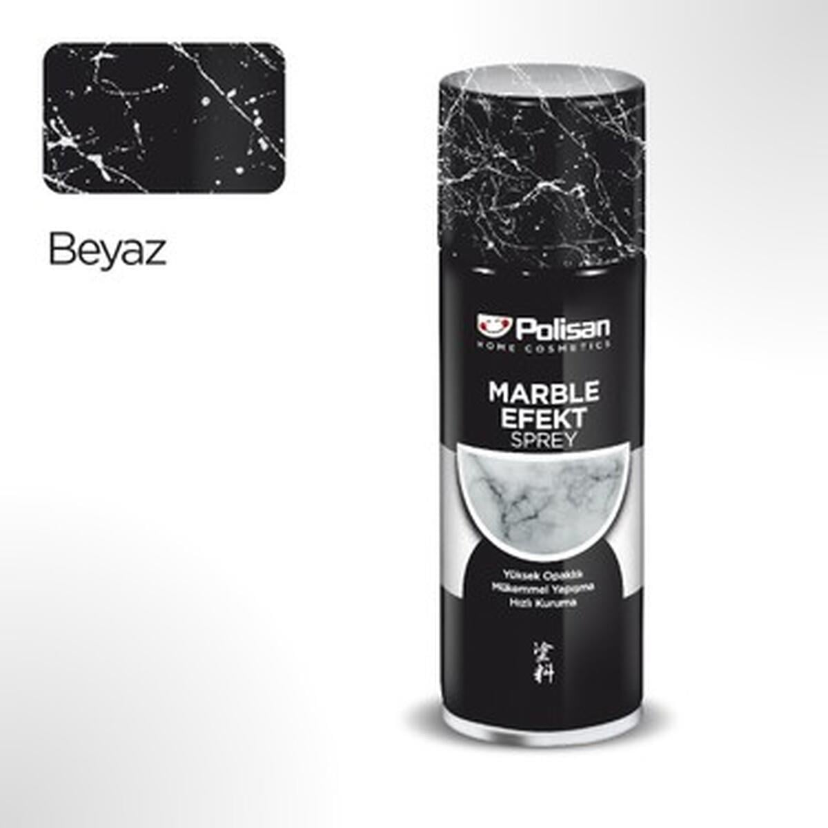 Polisan Beyaz Mermer Efekt Sprey Boya