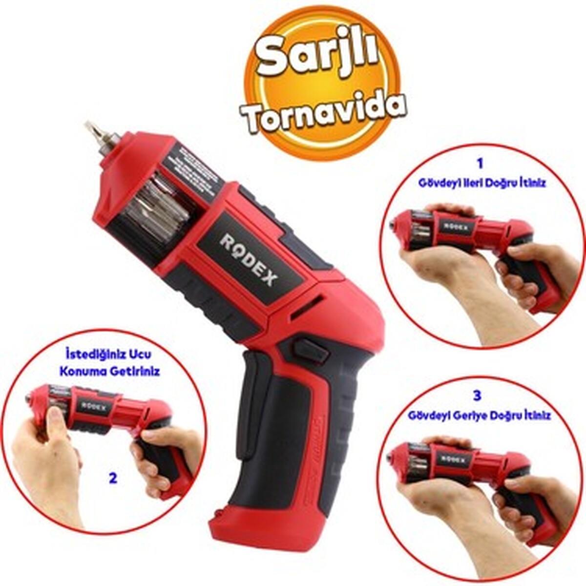 Rodex Akülü Şarjlı Tornavida Rdx 331
