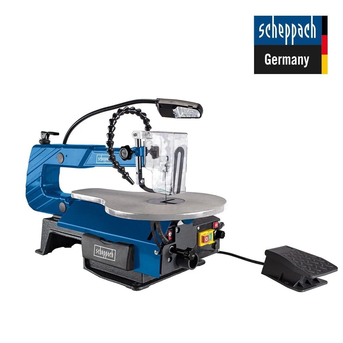 Scheppach Deco-xls Pedallı Dekupaj Kıl Testere 120 W Tezgah Tipi Hassas Kesim Makinesi
