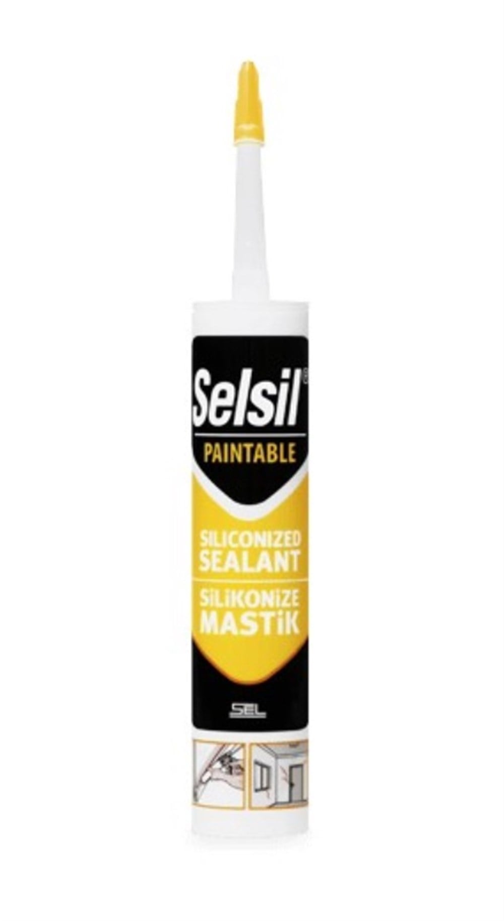 Selsil Mastik Silikonize Gri 500 Gr