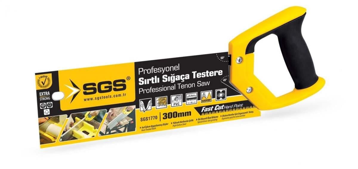 Sgs Gönye Testere Kutulu Set 300 Mm Sgs 1771