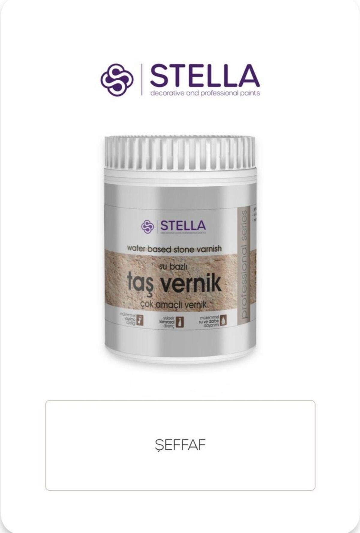 Stella Su Bazlı Taş Vernik 1 Lt