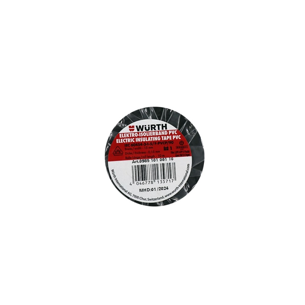 Würth ElekTrik İzole Bant 1,5CMX10M