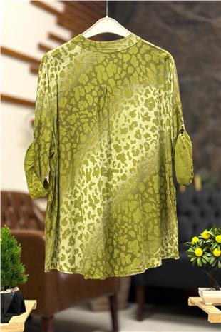 Hakim Yaka Cep Ve Yaka Pullu İthal Pamuk Gömlek