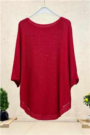 Kaplan Baskı Yarasa Merserize Bluz