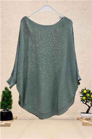 Tiger Print Bat Mercerized Blouse