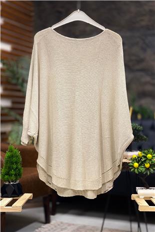 Tiger Print Bat Mercerized Blouse