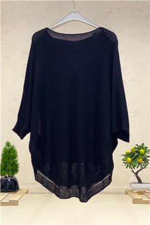 Tiger Print Bat Mercerized Blouse