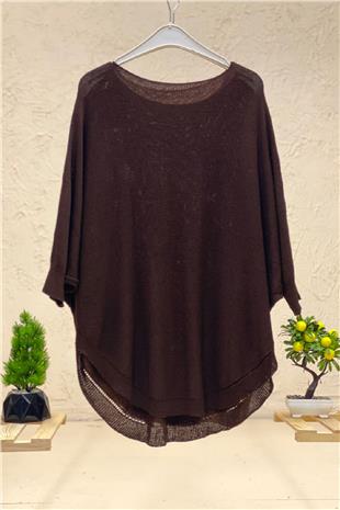 Cat and Bicycle Print Bat Mercerized Blouse