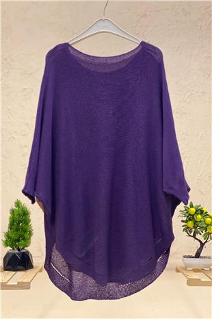 Cat and Bicycle Print Bat Mercerized Blouse