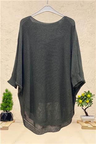 Cat and Bicycle Print Bat Mercerized Blouse