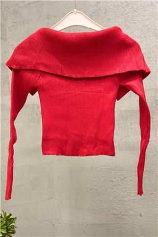 Handkerchief Collar Long Sleeve Sweater