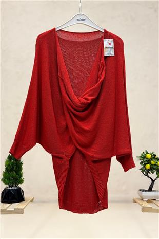 Front Double-breasted Degaje Mercerized Blouse