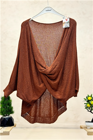 Ön Kruvaze Degaje Merserize Bluz