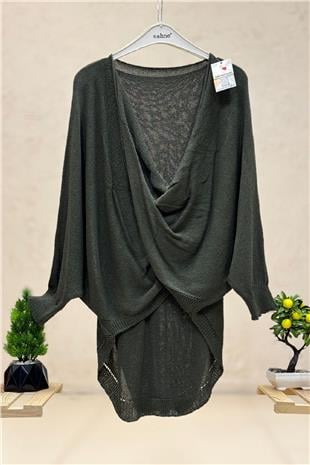 Front Double-breasted Degaje Mercerized Blouse