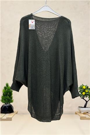 Front Double-breasted Degaje Mercerized Blouse