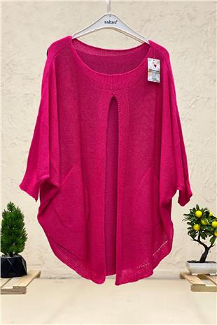 Mercerized Shabby Blouse with Open Front Pockets