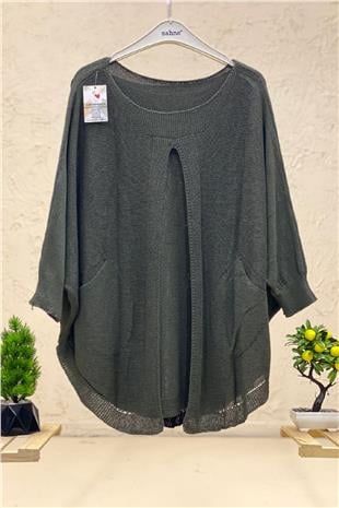 Mercerized Shabby Blouse with Open Front Pockets