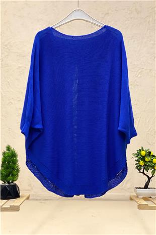 Mercerized Shabby Blouse with Open Front Pockets