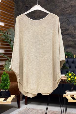 Mercerized Shabby Blouse with Open Front Pockets