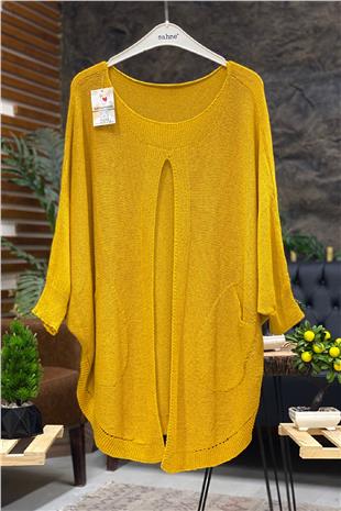 Mercerized Shabby Blouse with Open Front Pockets