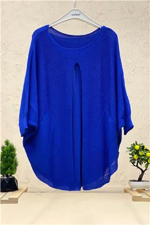 Mercerized Shabby Blouse with Open Front Pockets