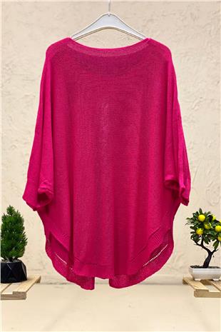 Mercerized Shabby Blouse with Open Front Pockets