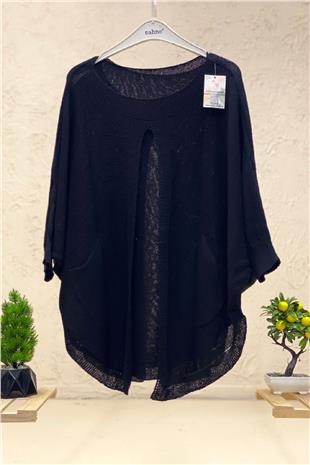 Mercerized Shabby Blouse with Open Front Pockets