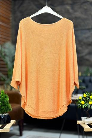 Yarasa Çift Cepli Merserize Tunik Bluz