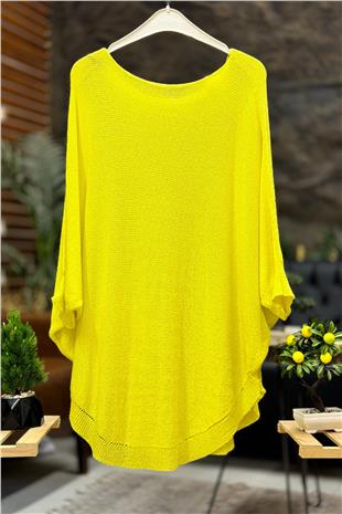 Yarasa Çift Cepli Merserize Tunik Bluz