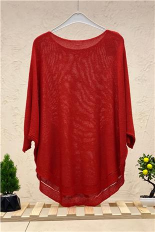 Bat Double Pocket Mercerized Tunic Blouse