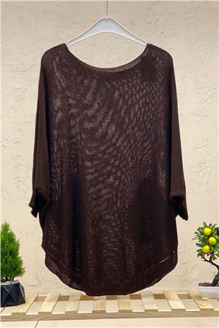 Bat Double Pocket Mercerized Tunic Blouse