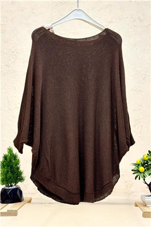 Yarasa Çift Cepli Merserize Tunik Bluz