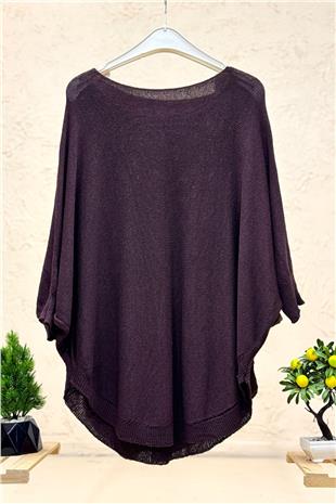 Yarasa Çift Cepli Merserize Tunik Bluz