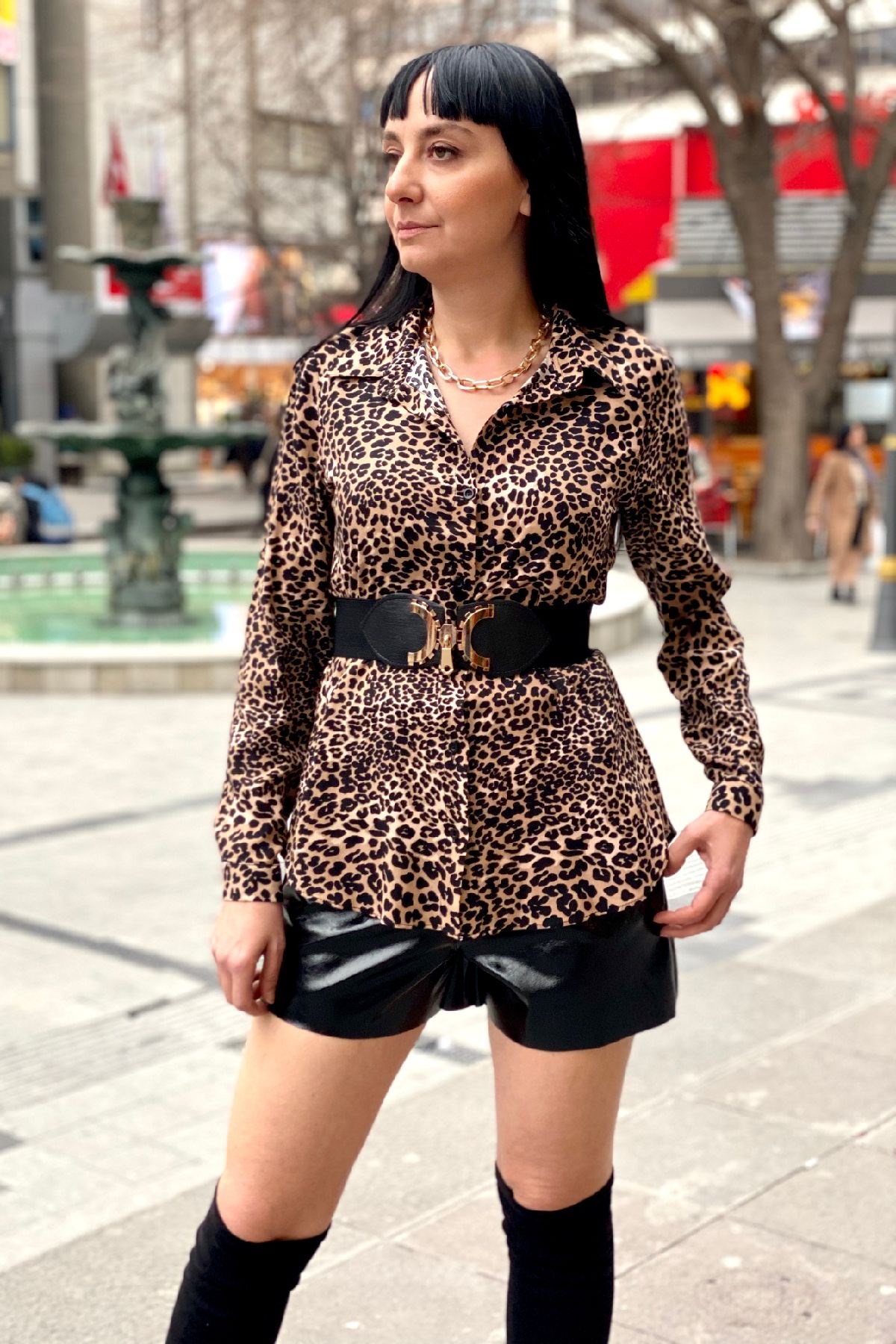 Leopar Gömlek