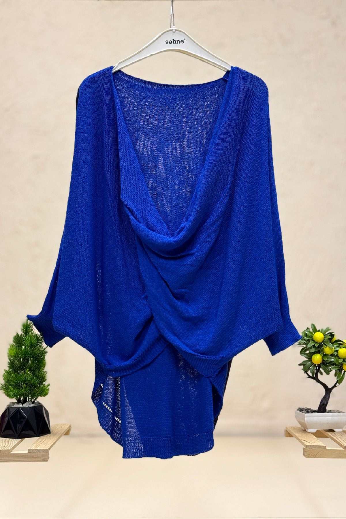 Ön Kruvaze Degaje Merserize Bluz