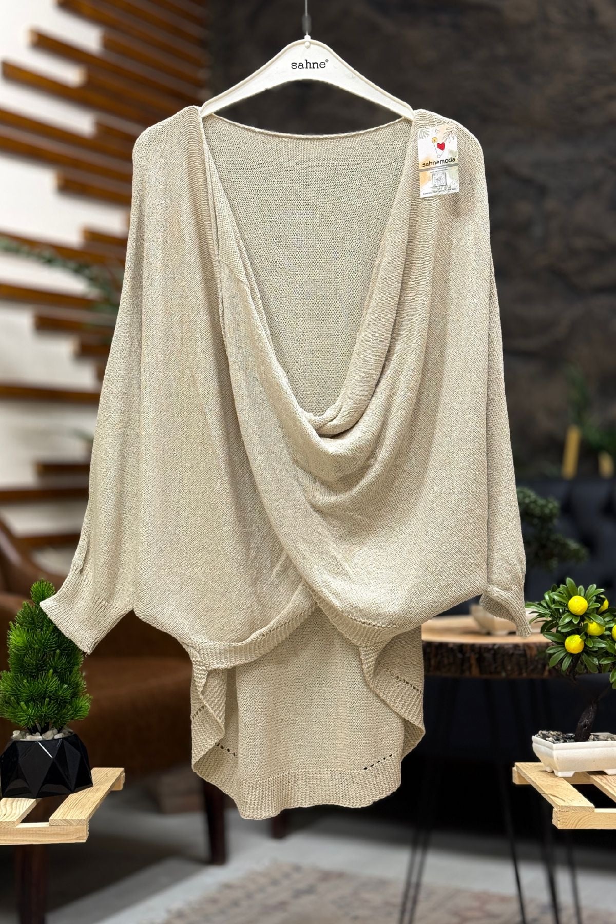 Ön Kruvaze Degaje Merserize Bluz