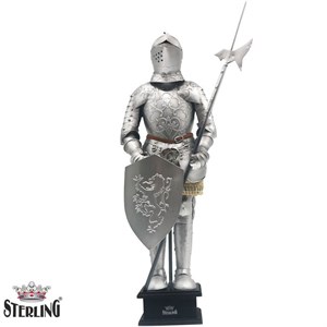 STERLING Iron Knight Dekoratif Süs