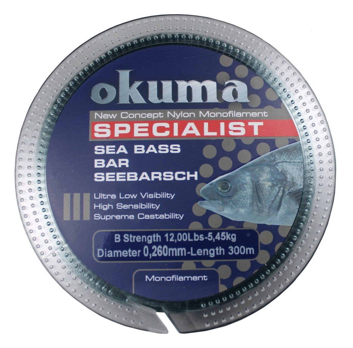 Okuma Seabass 300 mt 29,00 lb 13,18 kg 0,40 mm Moss Green Misina -  Ankaav.com`da