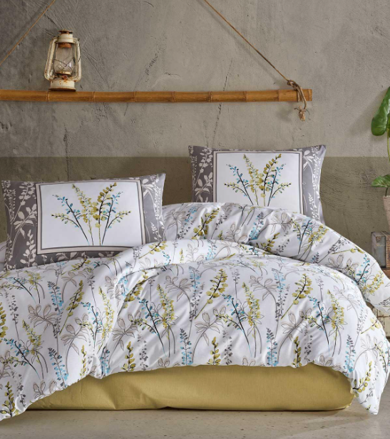 ELART BLOOM FITTED RANFORCE CIFT KISILIK NEVRESIM TAKIMI