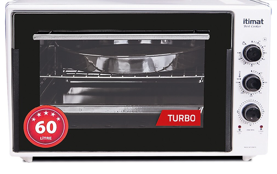 ITIMAT 8060 ELEKTRIKLI TIM.TERMOSTATLI FANLI CIFT CAMLI K.FIRIN (60LT)