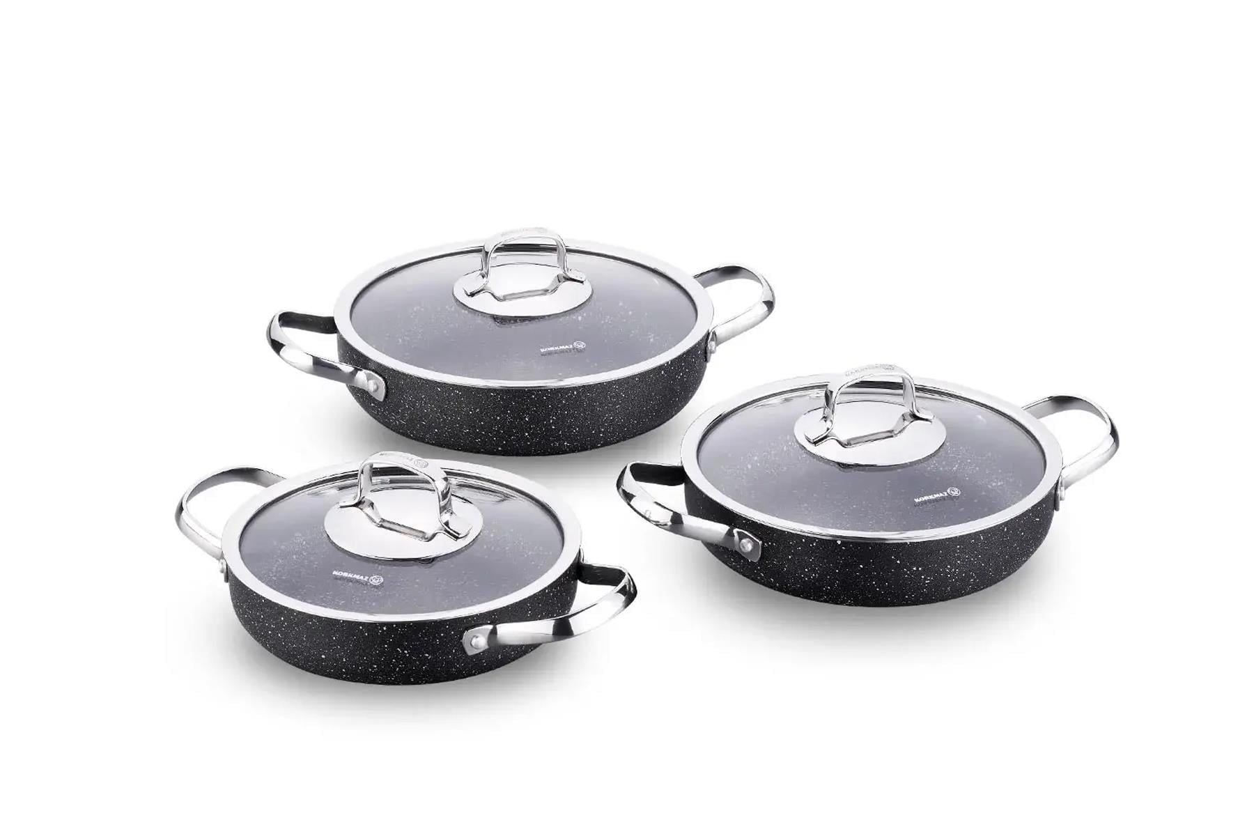 KORKMAZ A1845 GALAKSI 6 PARCA OMLET SET