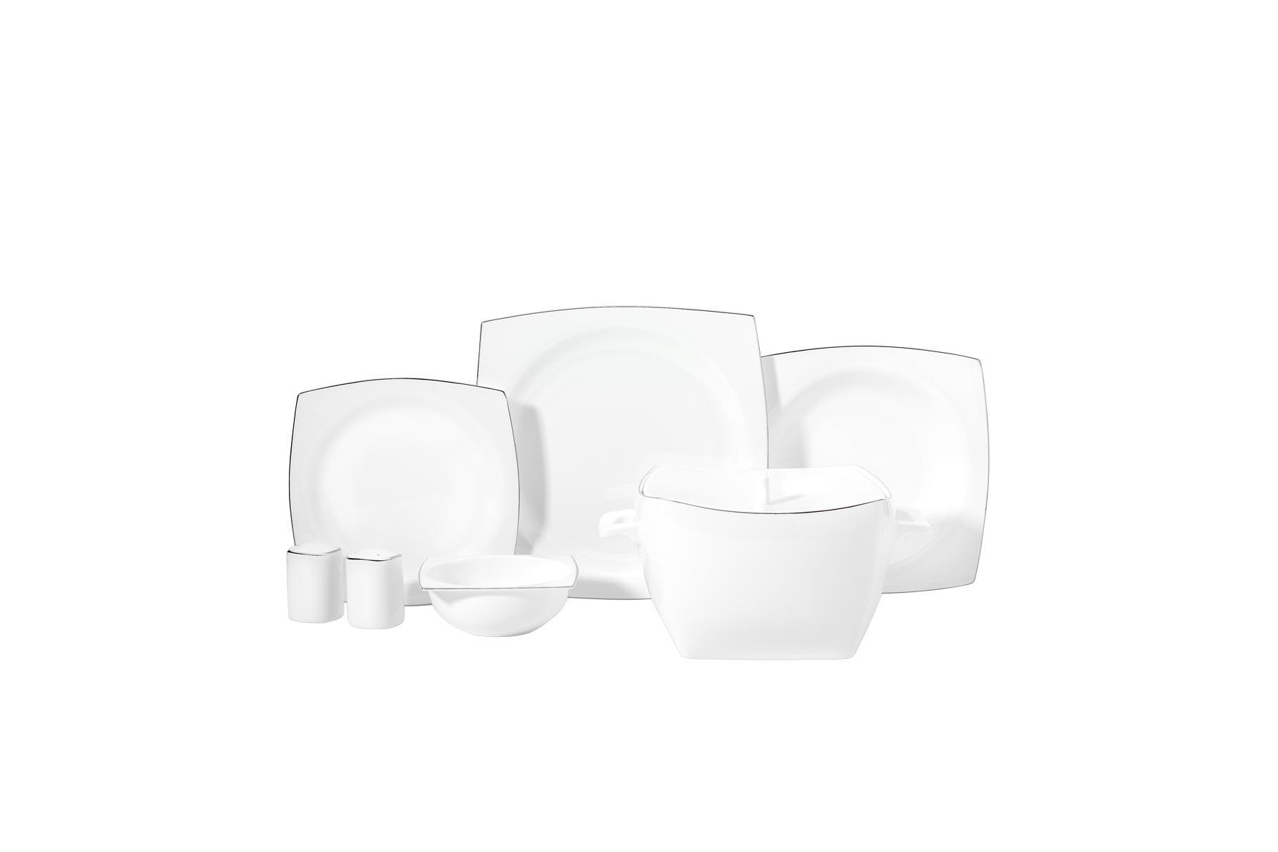 KORKMAZ A8458 BONE SEL 60 PARCA YEMEK TAKIMI ( KARE )