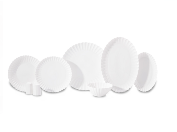 KORKMAZ A9820 TULIP COLL 30 PARCA YEMEK TAKIMI