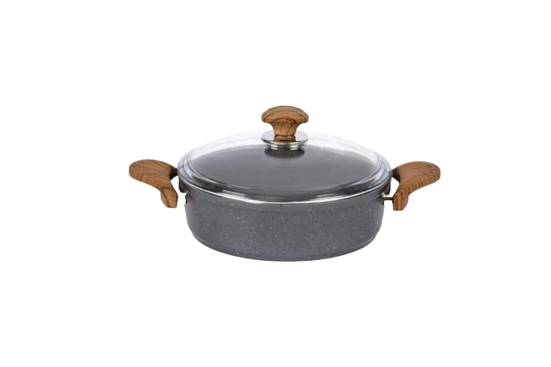 OZKENT 509 GRANIT 30CM KISA TENCERE